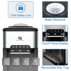 NUNET 3 in 1 Portable Ice Maker + Water Cooler Dispenser 5 Gallon with Child Safety Lock