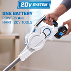 HART 20-Volt Cordless Stick Vacuum Kit, (1) 4.0Ah Lithium-Ion Battery