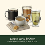 Cuisinart Premium Single Serve  Brewer + Hot Water Coffee-Maker Combo