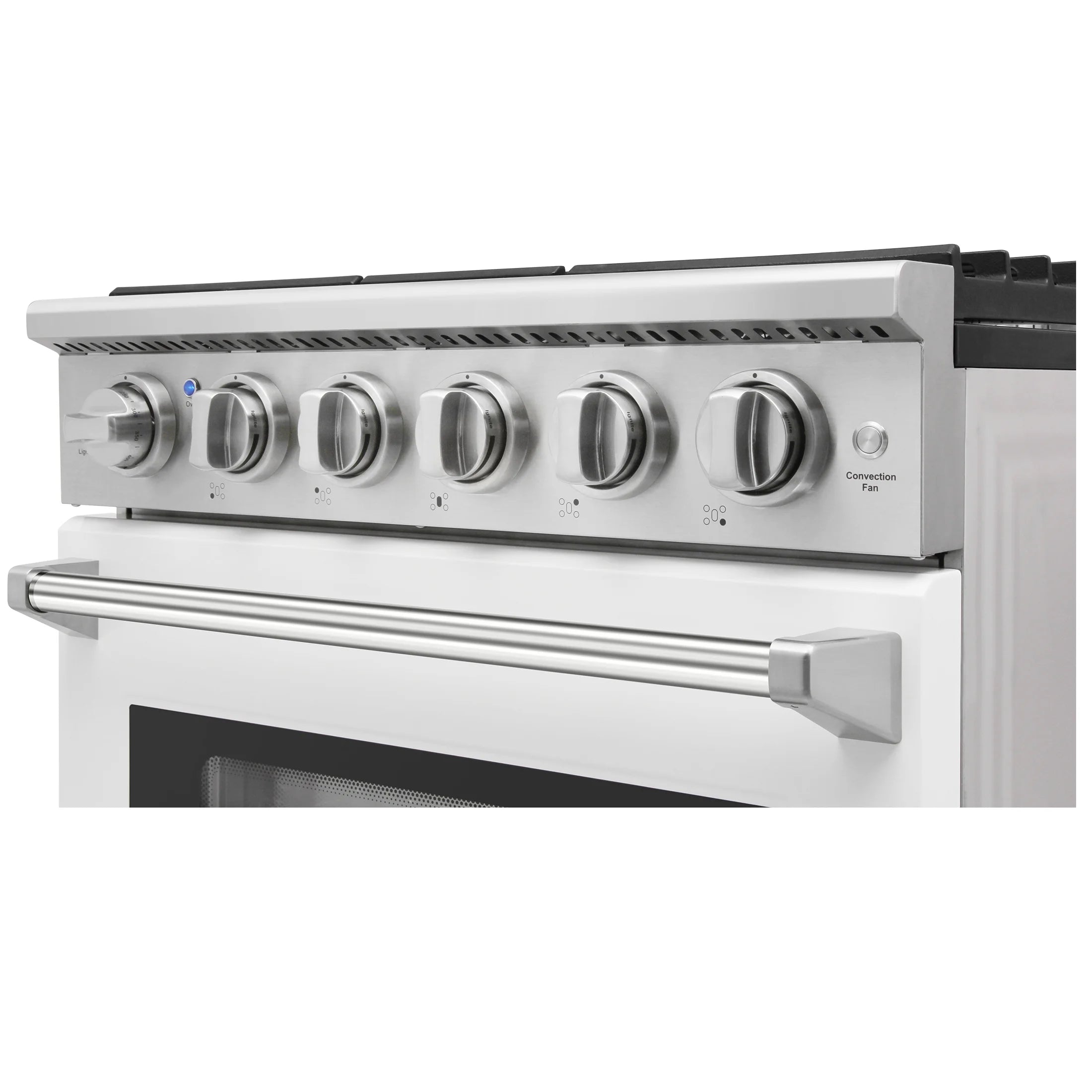 KOSTCH 30-in 5 burners 4.55-cu ft Convection Oven Freestanding Liquid Propane Gas Range ( Stainless steel )
