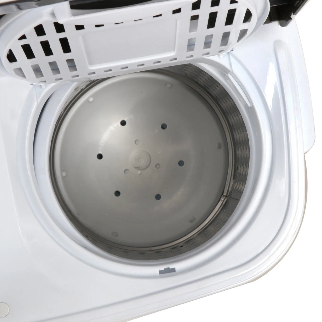 SuperDeal Compact Twin Tub Washing Machine Top Load 8 lbs Washer 5 lbs Dryer