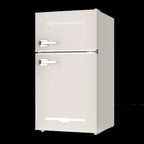 Frigidaire, 3.1 Cu. Ft. 2 Door Retro Compact Refrigerator , Built-In Side Bottle Opener, Cream