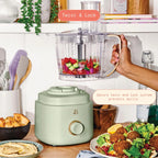 Beautiful 10-Cup Food Processor with Accessories, White Icing by Drew Barrymore