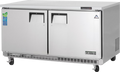 Everest Refrigeration ETBWF2 Undercounter Worktop Freezer 2 Doors, 115v, NSF - 18.0 cu. ft.
