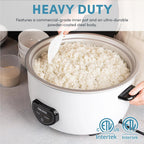 AROMA?? Commercial 40-Cup (Cooked) / 7Qt. Rice & Grain Cooker  (ARC-2020)