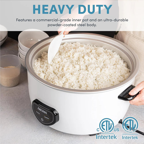 AROMA?? Commercial 40-Cup (Cooked) / 7Qt. Rice & Grain Cooker  (ARC-2020)