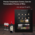 Ktaxon 18 Bottle Compressor Wine Cooler Freestanding Wine Fridge, Fast Cooling, Low Noise