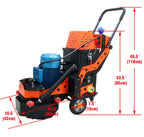 Concrete Grinding Polishing Machine Epoxy Floor Grinder Sander 220V with Vacuum Dust-free