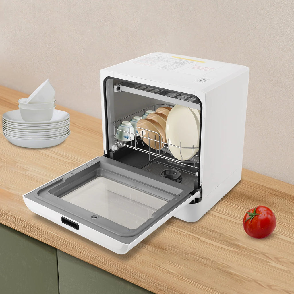 Portable Mini Dishwasher, Countertop Dishwasher, Household Mini Dishwasher for Homes, Kitchens, Small Houses, Apartments, Dormitories