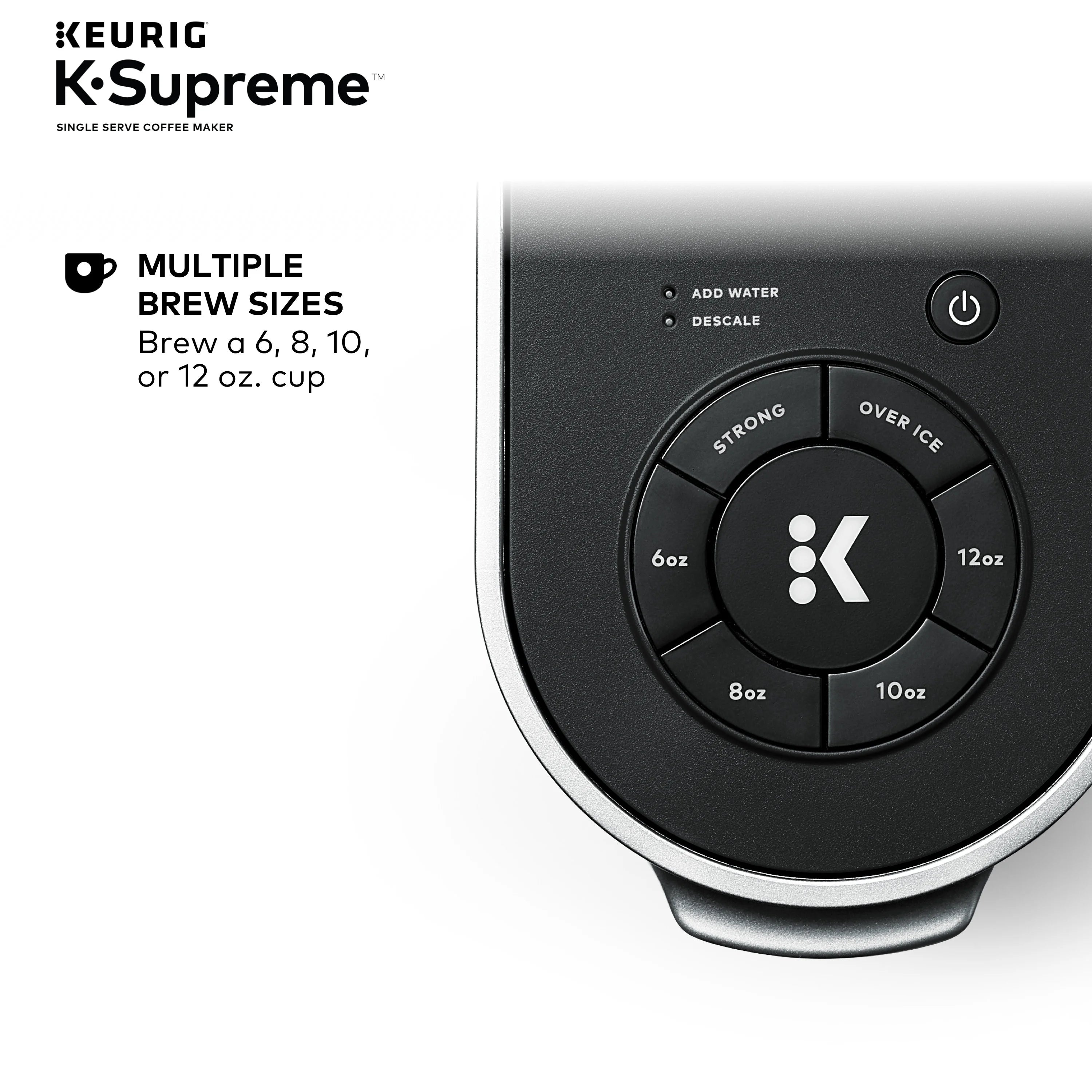 Keurig K-Supreme Black Single-Serve K-Cup Pod Coffee Maker