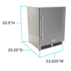Avanti ELITE Series Commercial Outdoor Refrigerator, 5.4 cu. ft., in Stainless Steel (OR543U3S)