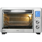 LNC 34 qt Air Fryer, Black - Ready Light Indicator