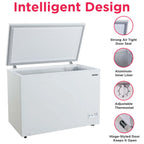 Frigidaire 10.3 Cu. ft. Chest Freezer, Garage Ready, EFRF1005, White