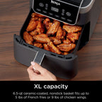 Ninja Air Fryer Pro XL 6-in-1 with 6.5 QT Capacity, Max Crisp, Air Fry, Air Roast, Bake, Reheat, Dehydrate