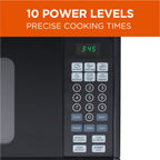 Commercial Chef 0.9 cu ft Counter Top Microwave, Black