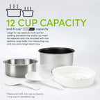 Aroma 12-Cup Cooked SmartCarb Rice Cooker & Multicooker