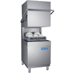 NSF 28 in. Single Rack Door Type Dishwasher, High Temp with Booster, 3-phrase 240V Freestanding Washer