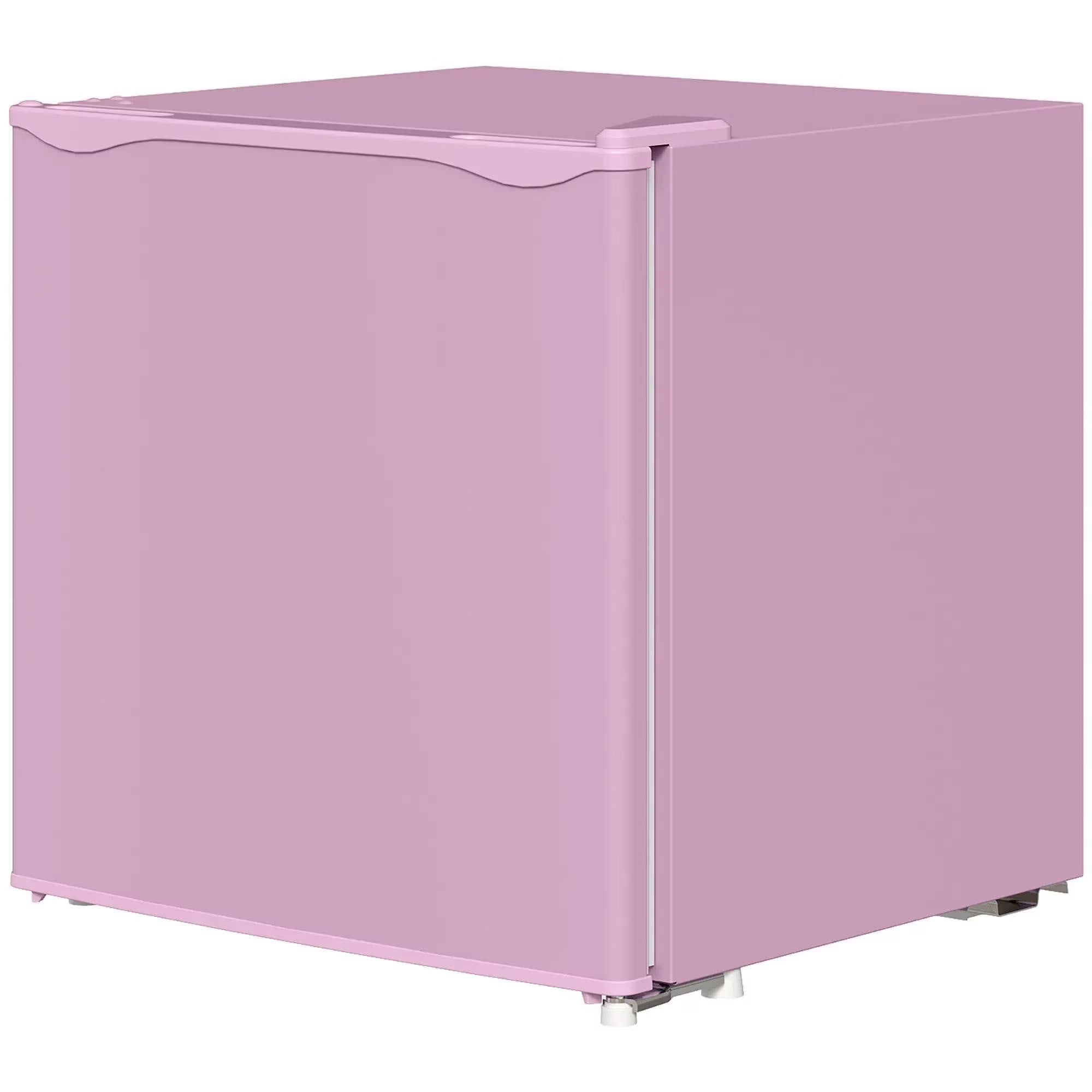 Resenkos 1.1 Cu.Ft Countertop Mini Freezer, Compact Upright Freezer with Removable Shelves, Red