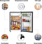 HUMSURE 3.1 Cu.ft Mini Fridge with Freezer, Single Door Compact Refrigerator for Dorm, Office