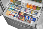 Kenmore 28.6 cu. ft. French Door Refrigerator with Dual Evaporator Cooling, Fingerprint-Resistant Stainless Steel, Adjustable Shelving and Ice/Water Dispenser