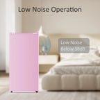 HUMSURE 3.1 Cu.ft Mini Fridge with Freezer, Single Door Compact Refrigerator for Dorm, Office