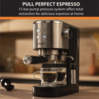 Krups Divine Pump Espresso Maker, Stainless Steel, XP444C50