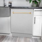 ZLINE DWMTZ30424CB 45 dBA Autograph Edition Top Control Built-In Dishwasher - Stainless/Champagne Bronze