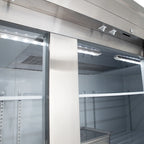 Maxx Cold V-Series 3 Door Reach-In Freezer, Bottom Mount, 81"W, 65 cu. ft. Storage Capacity, in Stainless Steel (MVF-72FDHC)