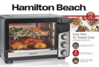 Hamilton Beach Easy View XL Toaster Oven with Sure-Crisp? Air Fry, 1750W, 6 Slice Capacity, 31460