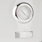 Haden Dorset 1.7 Liter Electric Water Kettle with Base, Putty & Chrome
