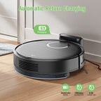 ONSON Robot Vacuum and Mop Combo, 2 in 1 Mopping Robotic Vacuum with Schedule, App/Bluetooth/Voice, Max Suction 2000Pa, Self-Charging Robot Vacuum Cleaner 04