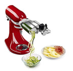KitchenAid DRTVICE6 Combo Package Spiralizer KSM1APC Flex Edge Beater KFE5T Stand Mixer Attachment Recipe Book