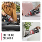 Hoover ONEPWR Evolve Pet Elite & ONEPWR Hand Vac, Upright Vacuum and Hand Vacuum Bundle, Pet Friendly, Powerful Suction, for Multi-Surfaces, BH53810V, Gray