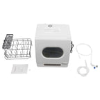 Portable Countertop Dishwasher, Compact, Low Noise, 5 Washing Programs, Mini Dishwasher with Water Tank Leak-Proof Dry