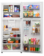 Kenmore 30" 20.2 Cu. ft. Capacity Standard Refrigerator with Top Freezer, Adjustable Shelves, White
