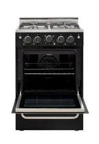 Unique Prestige 24�?2.3 cu ft Double Oven Gas Range in White