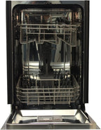 Sunpentown SD-9254WB 18 in. Energy Star Built-In Dishwasher with Heated Drying, White