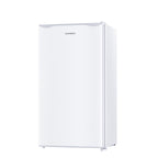 BANGSON 3.2 Cu.Ft. Mini Fridge, Compact Refrigerator with Reversible Door, Silver