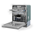 Midea Ultra-Quiet, Built-in dishwasher with Wi-Fi and Targeted Wash Zones, MDT24P5AST, Stainless Steel