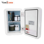 8L Large Capacity Mini Cosmetic Refrigerator Mirror Cosmetic Refrigerator Portable Cosmetic Electric Cooler Cosmetic Mirror Cosmetic Tool