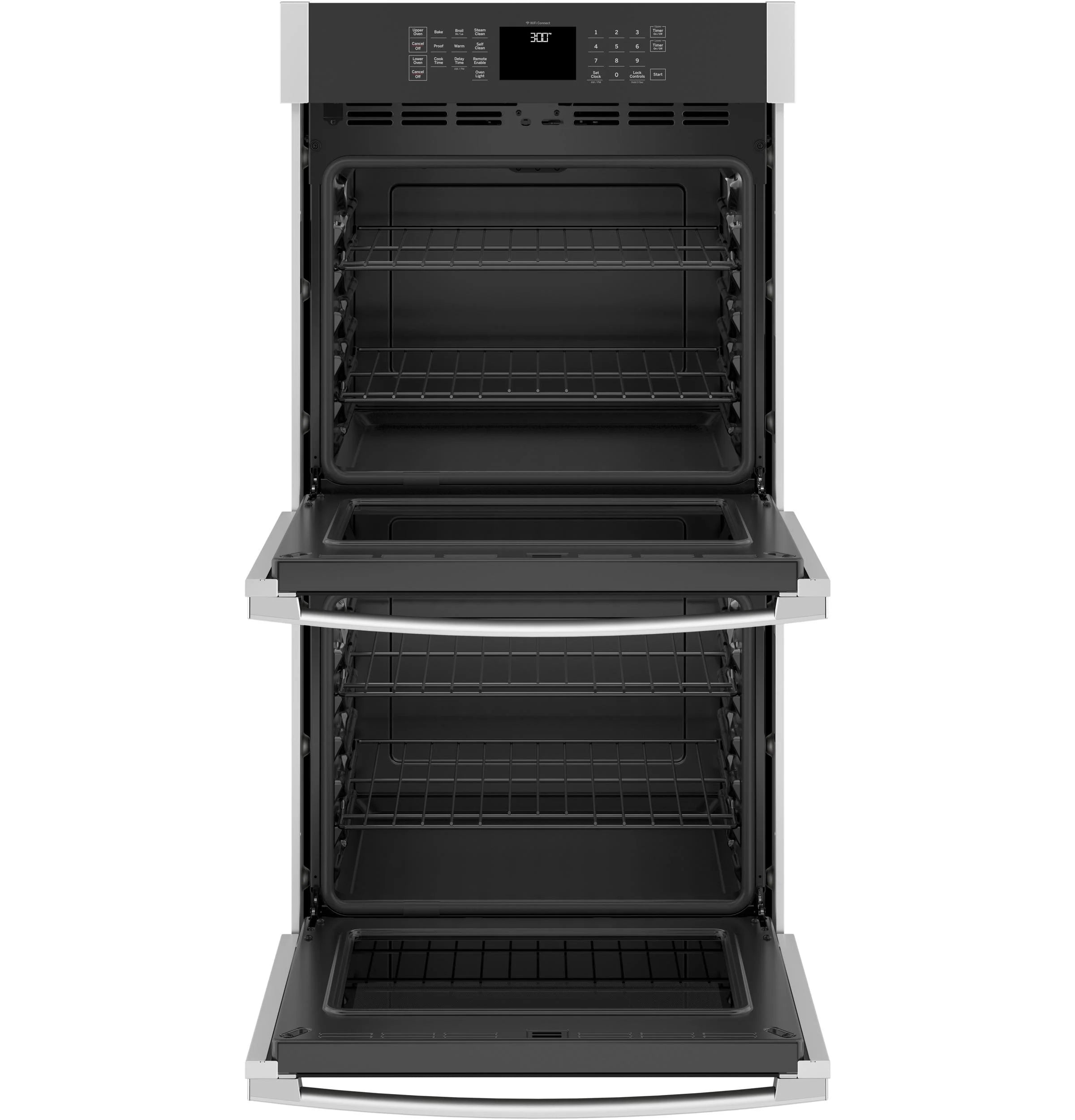 Ge Jkd3000 27" Wide 8.6 Cu. Ft. Double Electric Oven - Stainless Steel