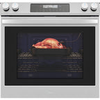 Midea 30-In Slide-In Electric Range with Wi-Fi Connectivity and Fan Convection, Stainless Steel,  MES30S2AST