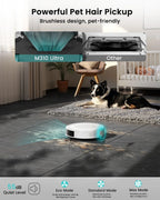 Lefant Robot Vacuum Cleaner with 4500Pa Suction, PSD Obstacle Avoidance, APP/Remote/Voice Control,Ideal for Pet hair, M310