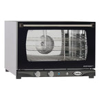 Cadco XAF-113 Heavy-Duty Countertop Convection Oven with Manual Controls and Humidity, Stainless Steel, NSF, 120v, For Commercial Use, 120 lbs.