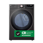 LG DLEX4000B 7.4 Cu. Ft. Ultra Large Capacity Smart wi-fi Enabled Front Load Electric Dryer with TurboSteam? and