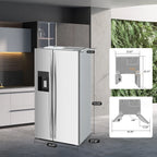 WAA 20 Cu.ft. Large Refrigerator, 2 French Door Stainless Steel