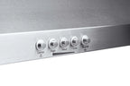 Hauslane Chef Series C100 30-inch Under Cabinet Range Hood, Stainless Steel, Energy Efficient LED, 6 Inch Duct