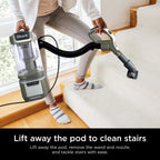Shark Upright Vacuum, Rotator Pet Lift-Away ADV, Pet Friendly, Bagless, DuoClean PowerFins HairPro Brushroll, HEPA Filter, Hard Floor and Carpet, Swivel Steering, LED Lights, LA700, Sage