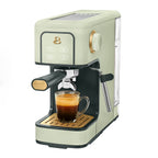 Beautiful Slim Espresso Machine with 20-Bar Pressure, Black Sesame by Drew Barrymore