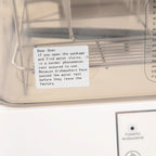 Miumaeov Portable Mini Dishwasher Electric Countertop Dish Washing Machine w/ Washing Programs